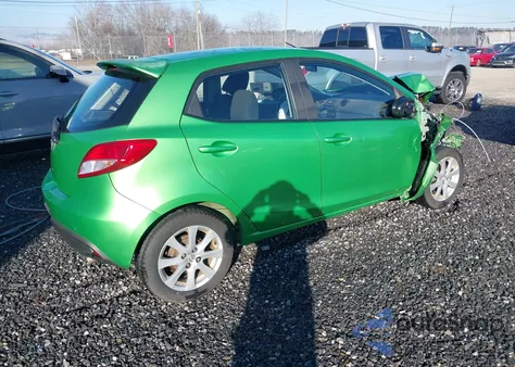 2011 Mazda Mazda2 Touring из США, поврежденный, VIN JM1DE1HY9B0121051